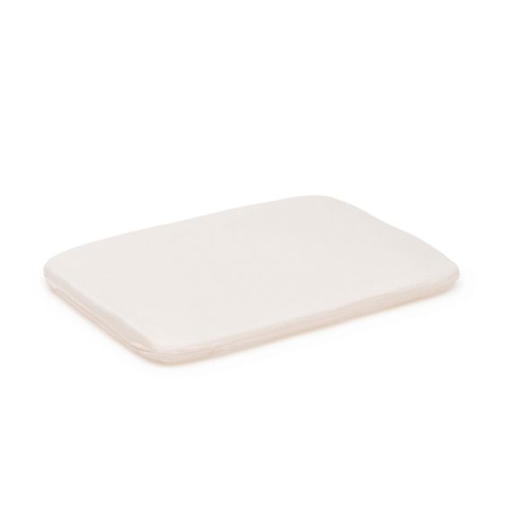 Assise Mollis Blanc pour le confort d'assise sur les banquettes de saunas Klafs Taille : 400 x 280 x 20 mm (L x l x H)