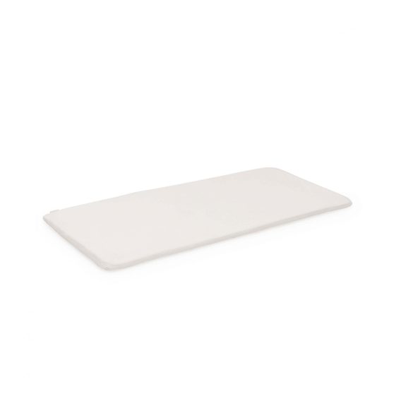 Natte Mollis taille M Blanc pour le confort d'assise sur les banquettes de saunas Klafs Taille : 1000 x 500 x 200 mm (L x l x H)