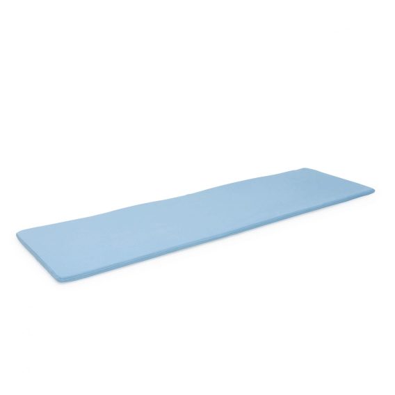 Natte Mollis taille L Bleu pour le confort d'assise sur les banquettes de saunas Klafs Taille : 1700 x 500 x 200 mm (L x l x H)